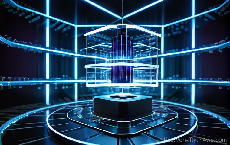 양자 컴퓨팅의 보안 영향 - Image Prompt 1: The Quantum Revolution - Promise and Peril**